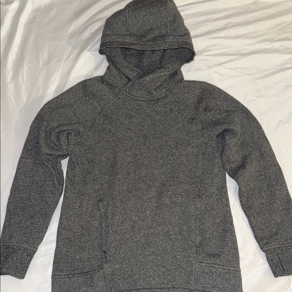 Gray Hooded Lululemon Sweatshirt